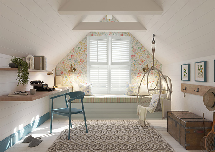 Kensington, Muted White - Tier on Tier Twist&Fit Plantation Shutter - Image 9